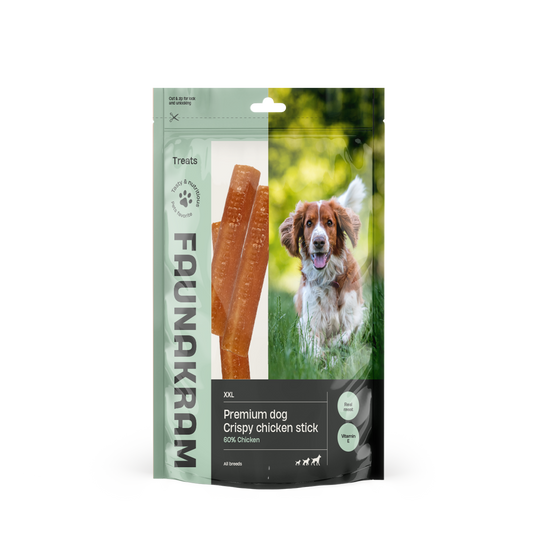 Faunakram - Crispy kylling stænger, 450g