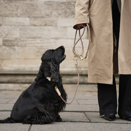 Staey - Kaia Flettet Hundesnor, Taupe