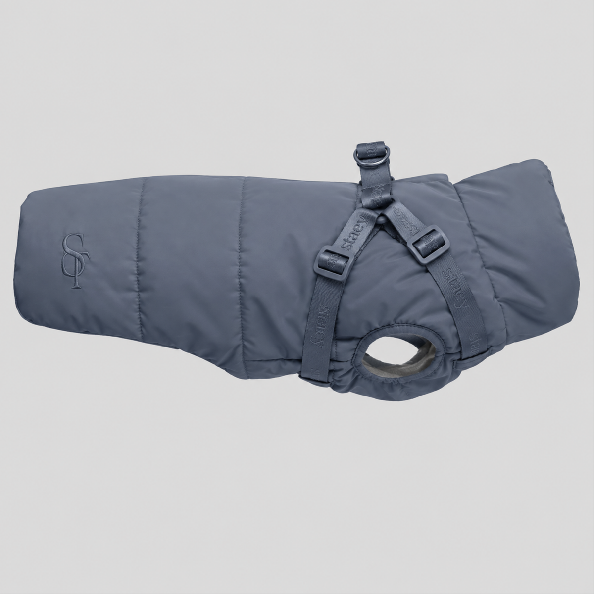 Staey - Vera Hundefrakke m. sele, Dusty Blue