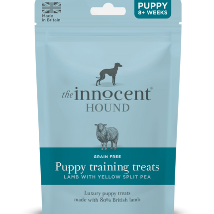 The Innocent Hound, Træningsgodbidder til hvalp  – Lam & Gule Ærter, 70g (BF 19/7)