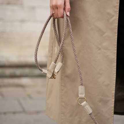 Staey - Kaia Flettet Hundesnor, Taupe