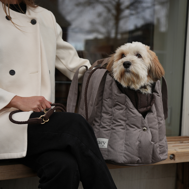 Staey - Elva Hundetaske, Taupe