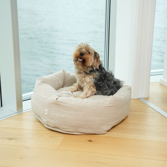 Staey - Luna 3.0 Hundeseng, Oat Bouclé