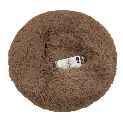 Fluffy Donut Hundeseng, brun