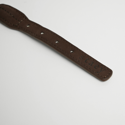 Staey - Kaia Flettet Halsbånd, Dark Oak