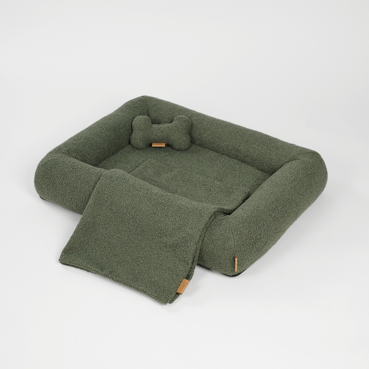Staey - Hundetæppe, Moss Bouclé