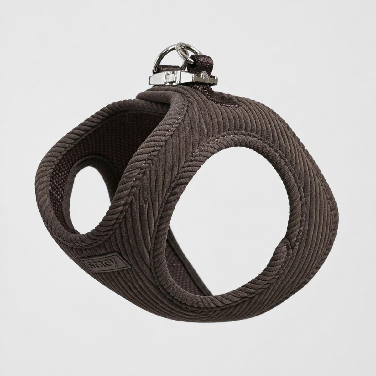 Fløjl Step-in Hundesele, Dark Oak – Staey