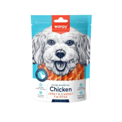 Wanpy - Kylling & Gulerod Sticks 100g