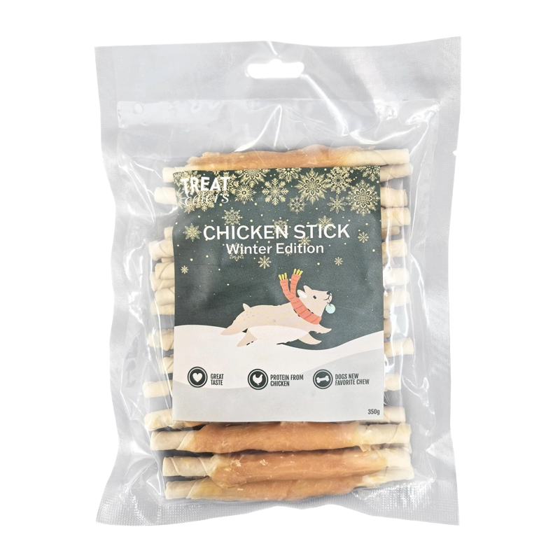 TreatEaters Winter Edition – Tyggepinde med Kylling, 350 g