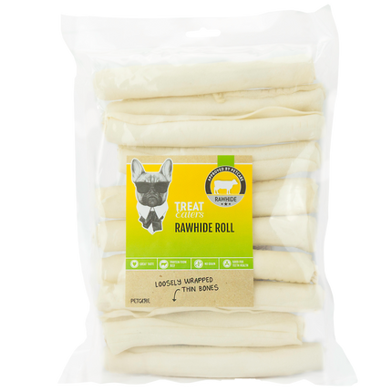 Treateaters - Ruller af Råhud, 10stk. - 400g.