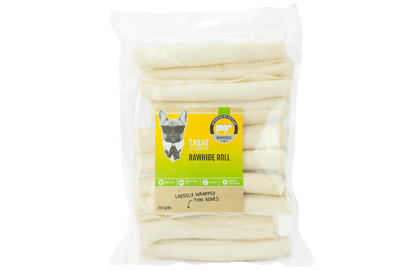 Treateaters - Ruller af Råhud, 10stk. - 400g.