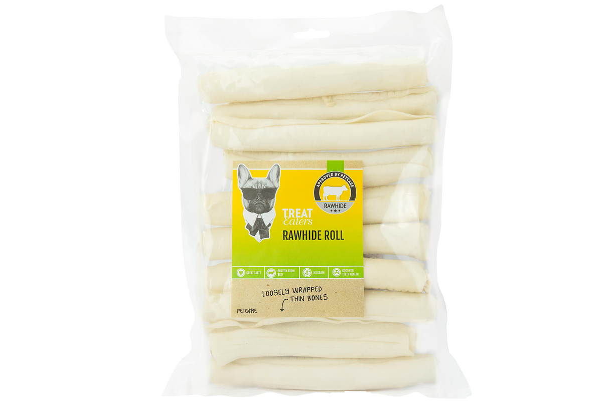 Treateaters - Ruller af Råhud, 10stk. - 400g.
