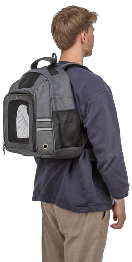 Trixie - Rygsæk Til Hund, Grå