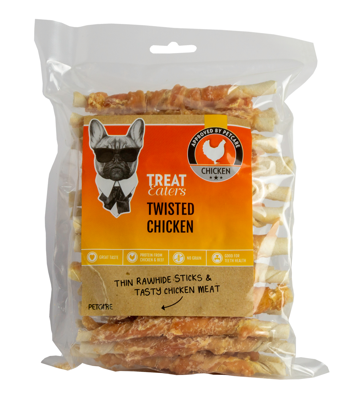TreatEaters - Tyggepinde med Kylling, 350 g