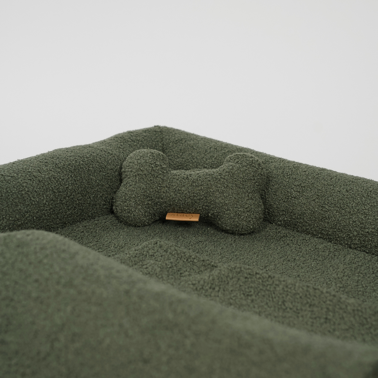 Staey - Karla Ortopædisk Hundeseng, Moss Bouclé