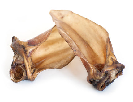 Bøffelører med kød, 4 stk.