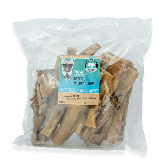 100% tørret bøffelhud, 900g