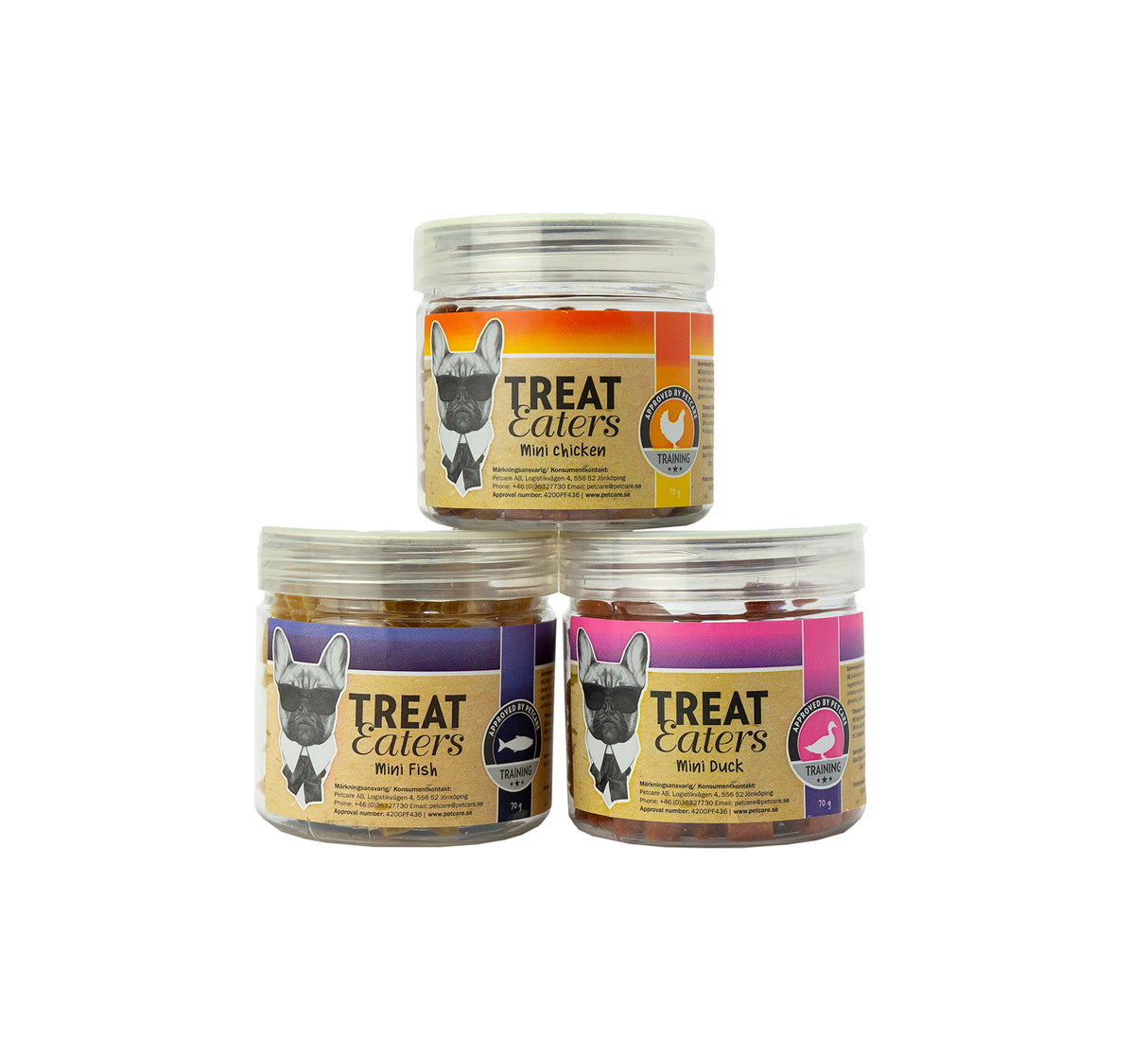Treateaters - Gavepakke, 3x70g
