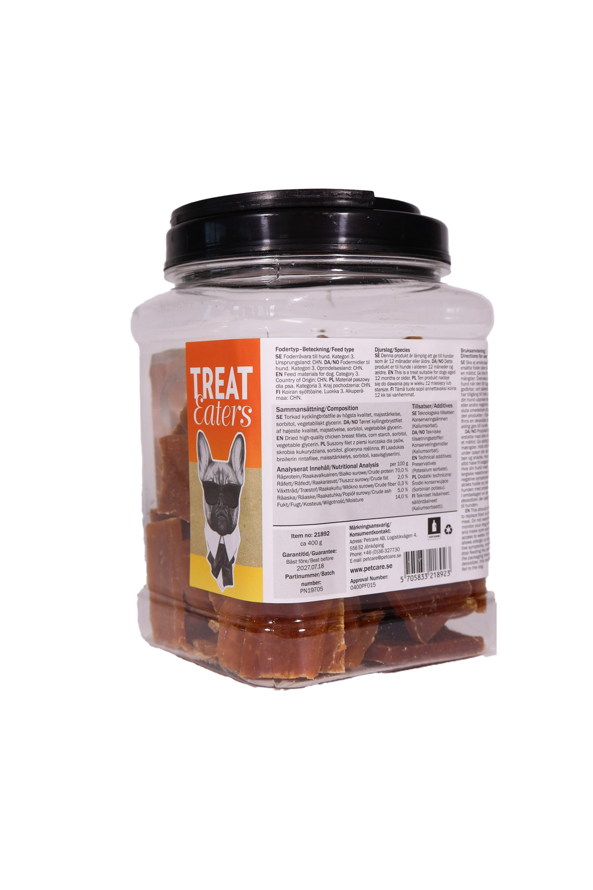 TreatEaters Chicken Nuggets bøtte, side