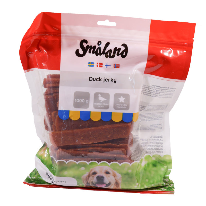 Hundegodbidder af tørret and, 1 kg