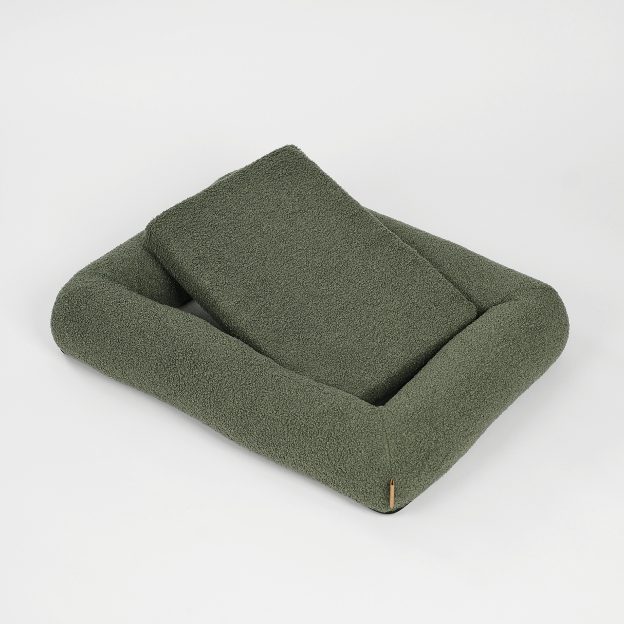 Staey - Karla Ortopædisk Hundeseng, Moss Bouclé