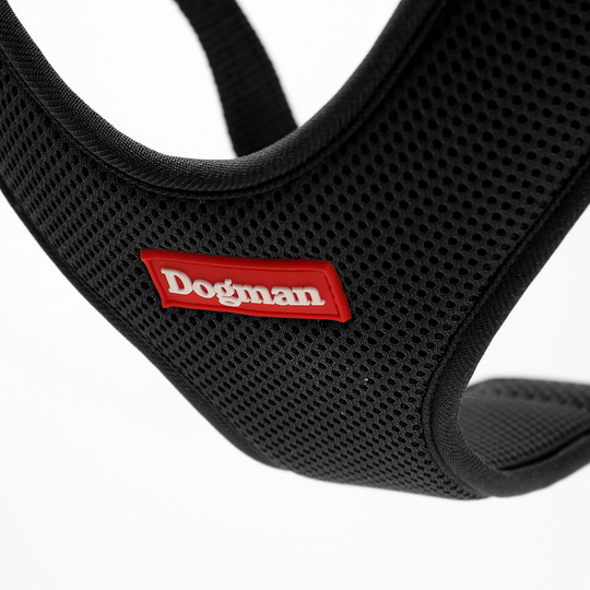 Dogman Air Daily Wear Hundesele, Sort
