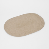 Elli Flettet Oval Skåleunderlag - Sand – Staey