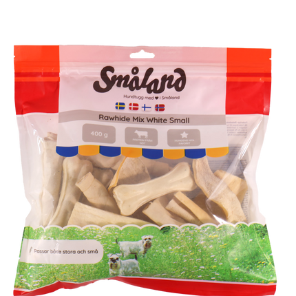 Råhudstyggegodbidder til hunde, 400 g