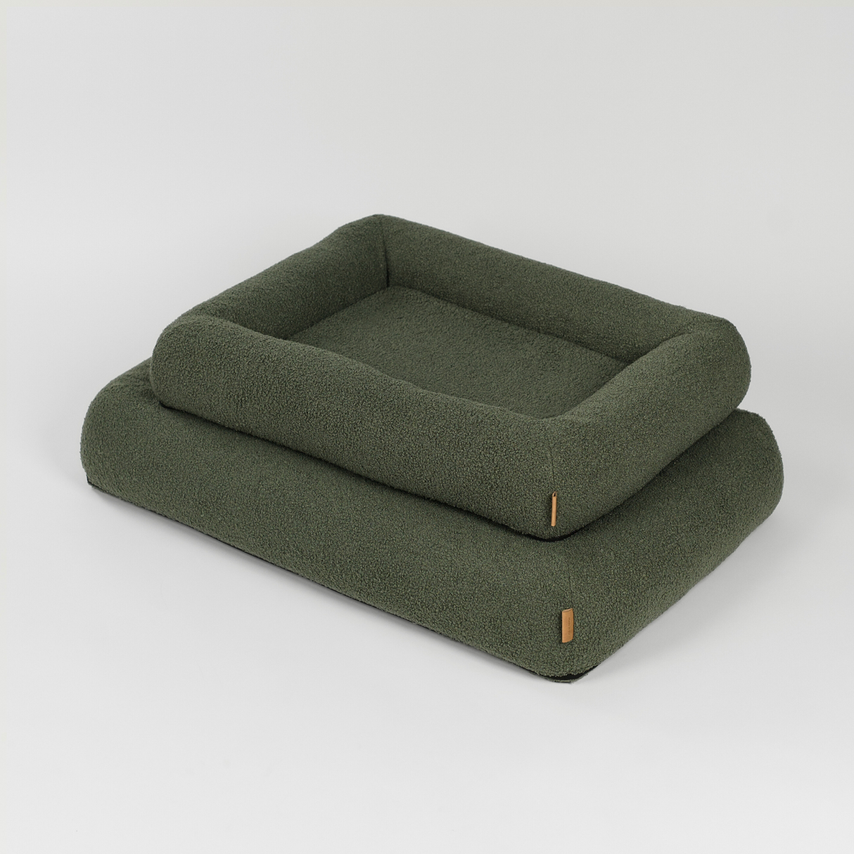 Staey - Karla Ortopædisk Hundeseng, Moss Bouclé