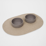 Elli Flettet Oval Skåleunderlag - Sand – Staey