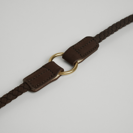 Staey - Kaia Flettet Hundesnor, Dark Oak