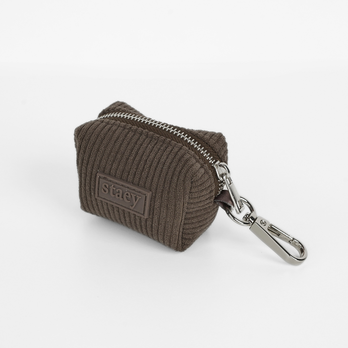 Staey - Elma Fløjl Hundeposeholder, Dark Oak