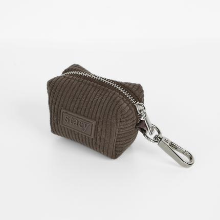 Staey - Elma Fløjl Hundeposeholder, Dark Oak