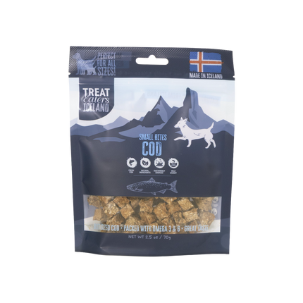 TreatEaters Islandsk Torsk små godbidder 70g