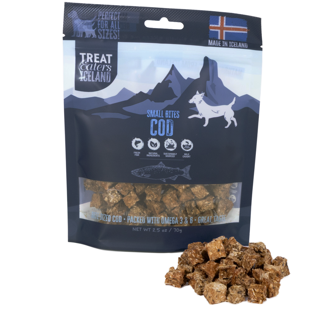 TreatEaters Islandsk Torsk små godbidder 70g