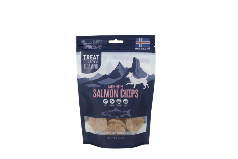 TreatEaters Islandske Laksechips store godbidder 70g