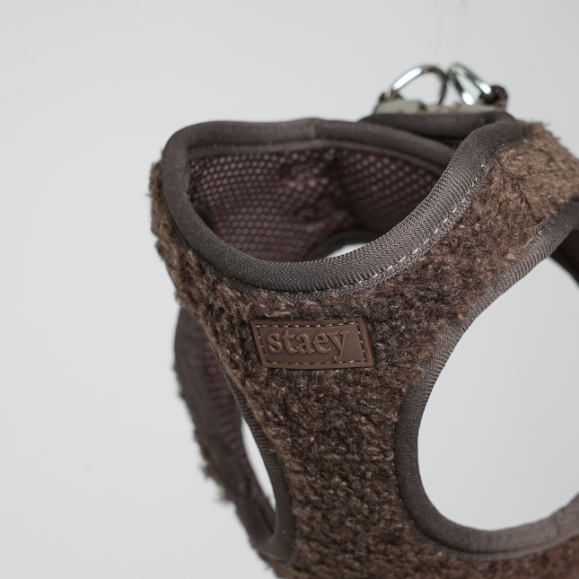 Staey - Teddy Step-in Hundesele, Espresso
