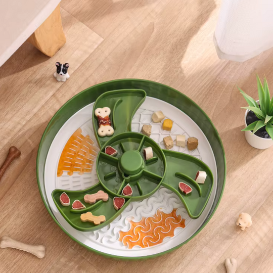 2-i-1 Slowfeeder & Slikkemåtte