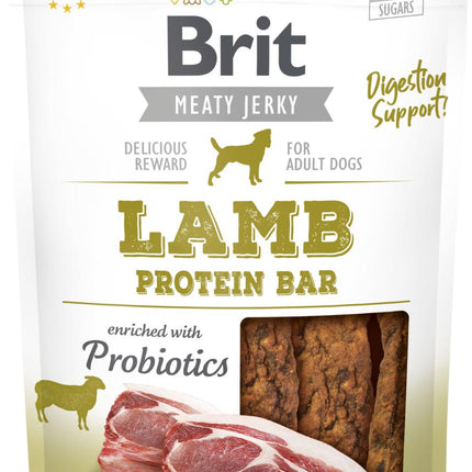 Brit - Jerky Protein Bar m. Lam, 80g