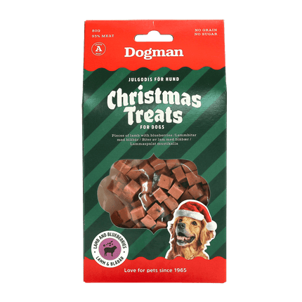 Dogman - Julegodbidder m. Lam & Blåbær, 80g
