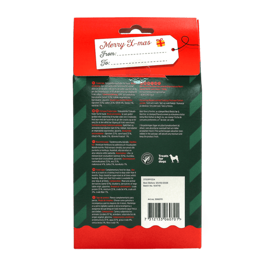 Dogman - Julegodbidder m. Lam & Blåbær, 80g