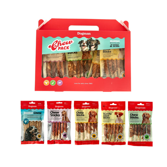 Dogman - Tyggepinde valuepack - 5 poser