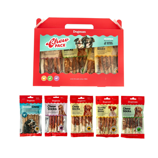 Dogman - Tyggepinde valuepack - 5 poser