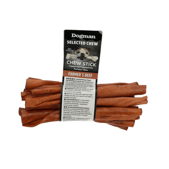 Naturlige Tyggepinde m. Okse 10 stk