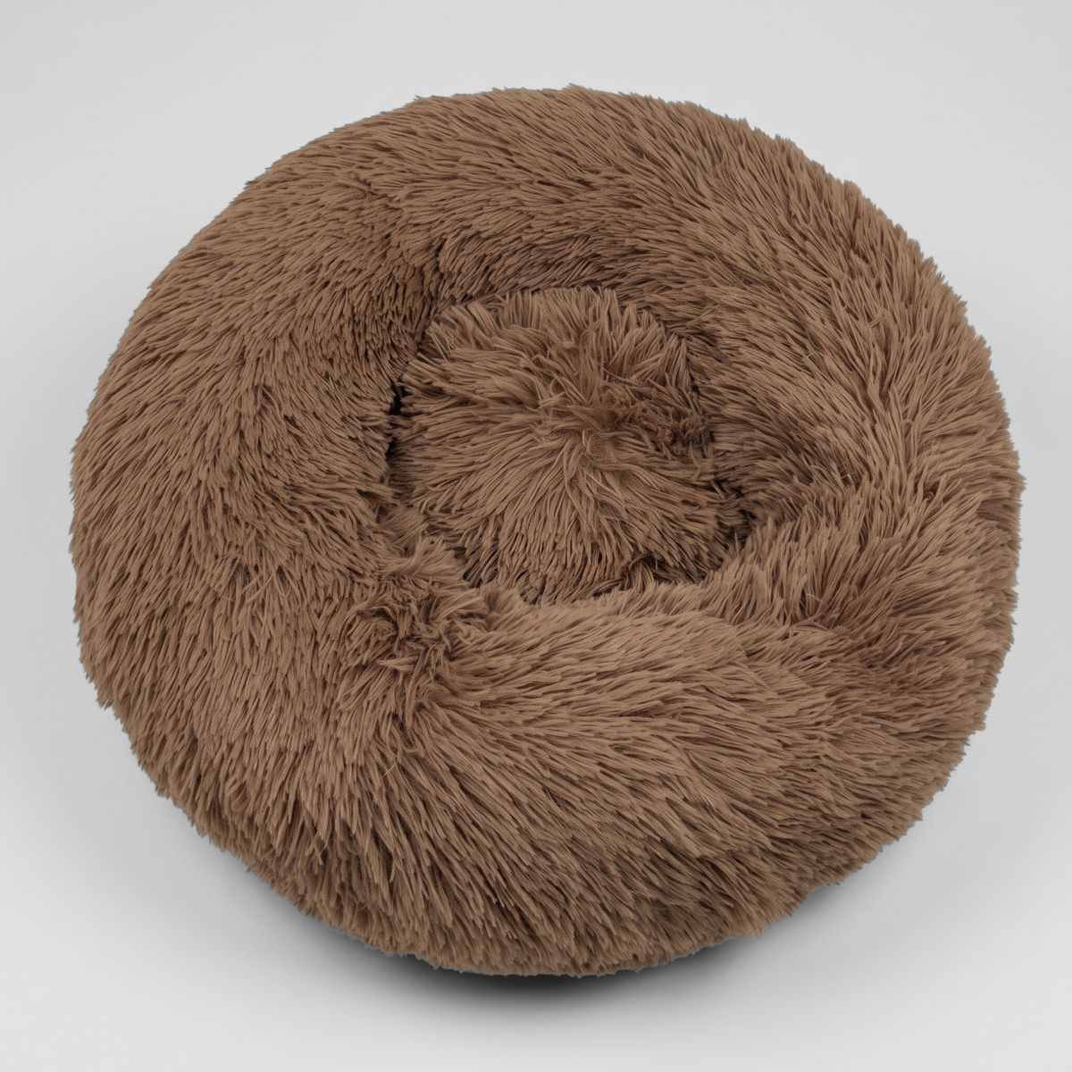 Fluffy Donut Hundeseng, brun