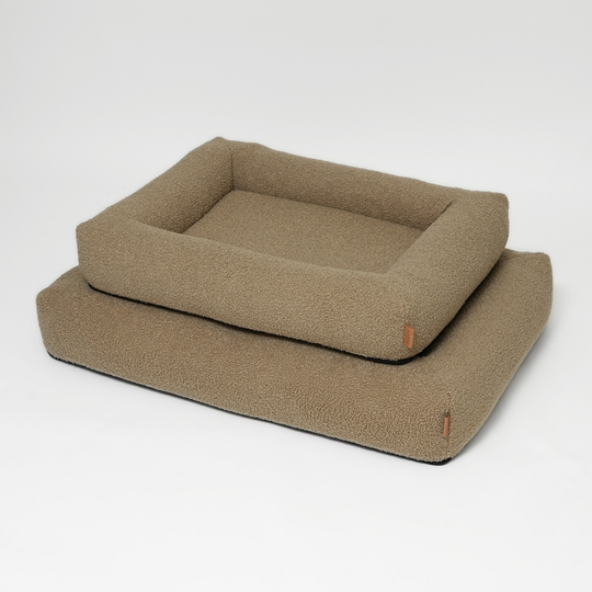 Staey - Karla Ortopædisk Hundeseng, Oat Bouclé