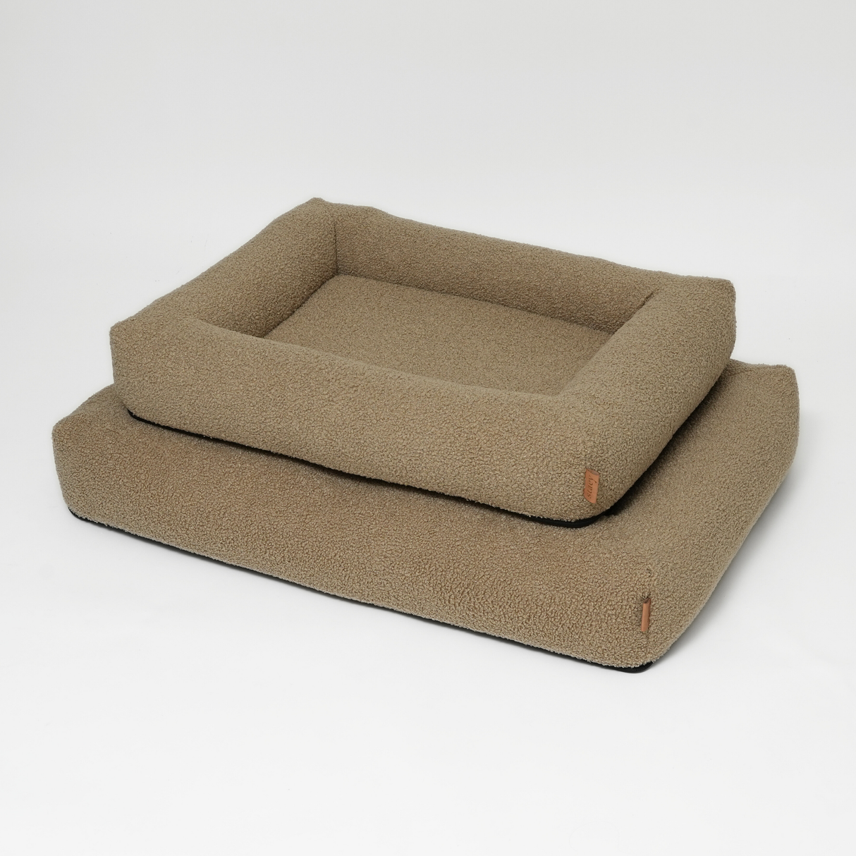 Staey - Karla Ortopædisk Hundeseng, Oat Bouclé