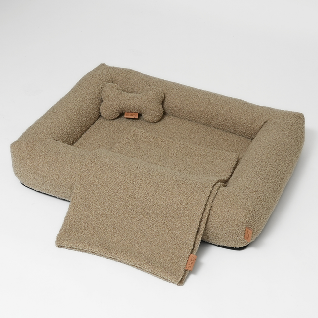 Staey - Hundetæppe, Oat Bouclé