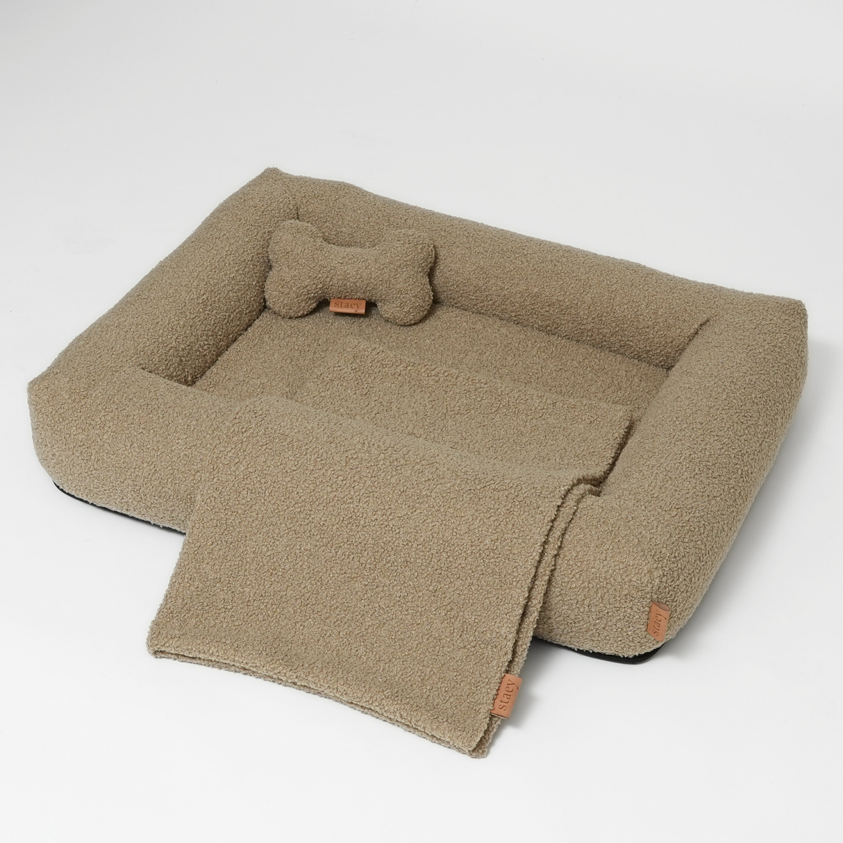 Staey - Hundetæppe, Oat Bouclé