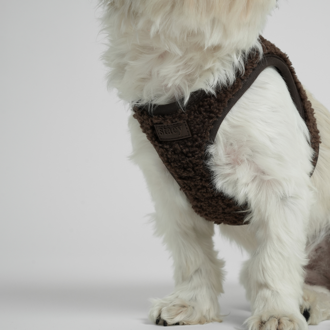 Staey - Teddy Step-in Hundesele, Espresso
